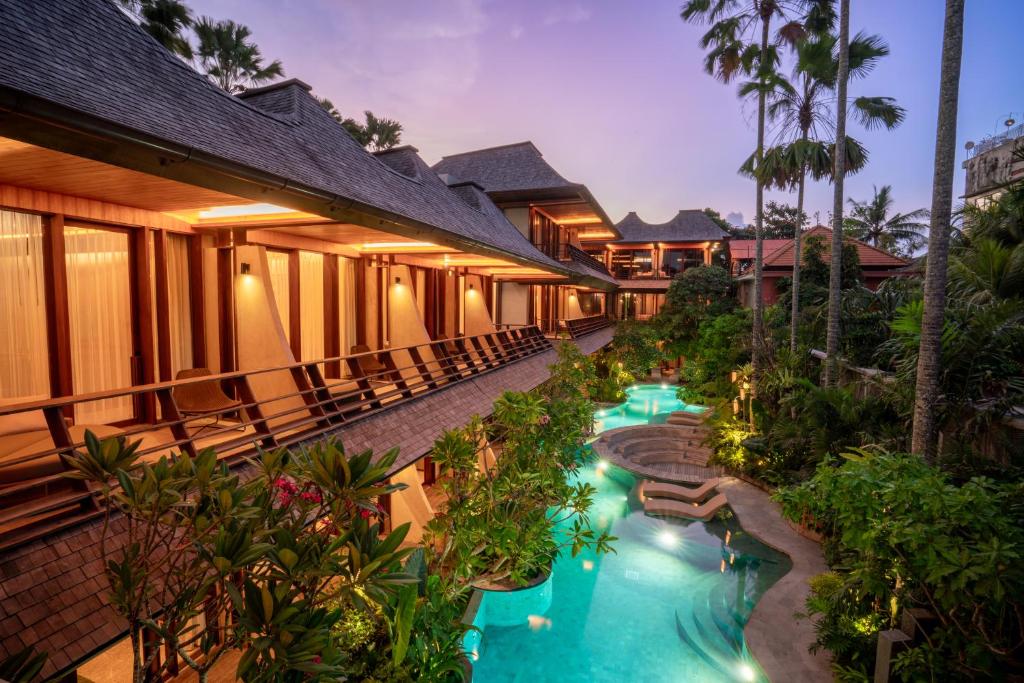 Bazén v ubytování The Kemilau Ubud nebo v jeho okolí