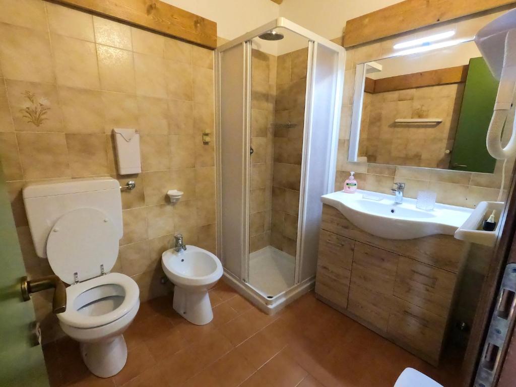 Koupelna v ubytování Valles Vacanze