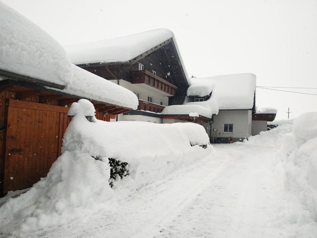 Apartmenthaus Kestel v zime