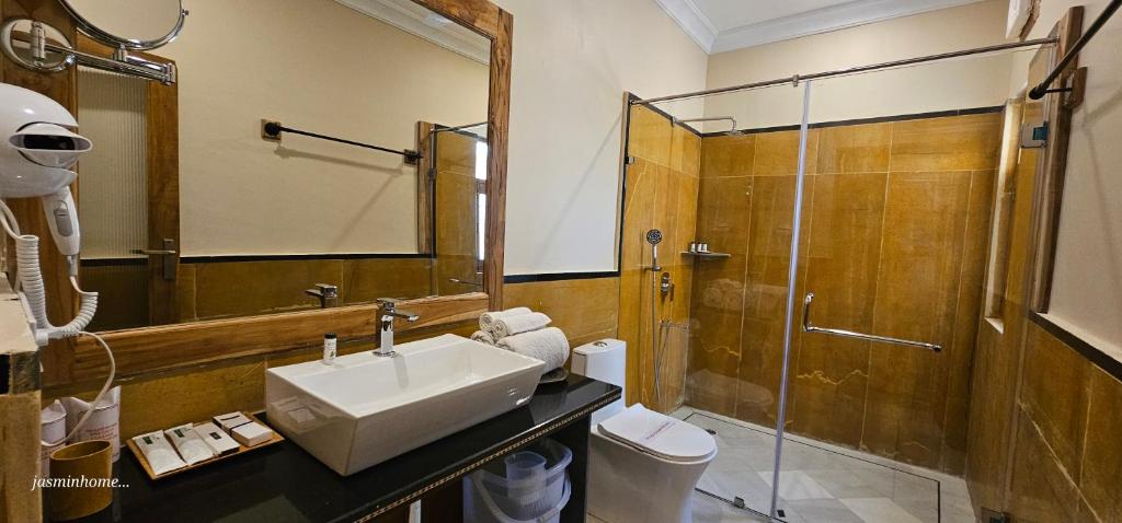 Koupelna v ubytování Hotel Jasmin Home