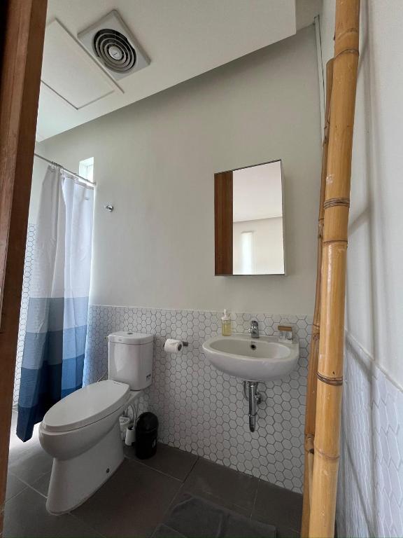 Koupelna v ubytování Casa Avana