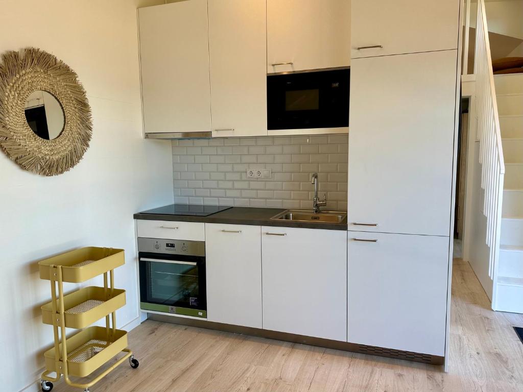 Kuchyň nebo kuchyňský kout v ubytování Västervik Resort