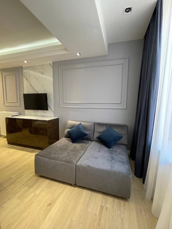 TV a/nebo společenská místnost v ubytování winter house GUDAURI