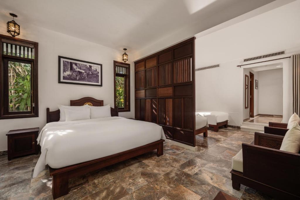 Phòng Gia đình Deluxe Nhìn ra Khu vườn