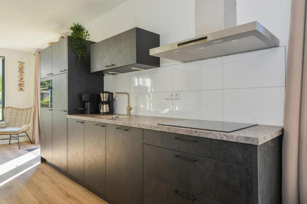 Kuchyň nebo kuchyňský kout v ubytování Villa Goudvink