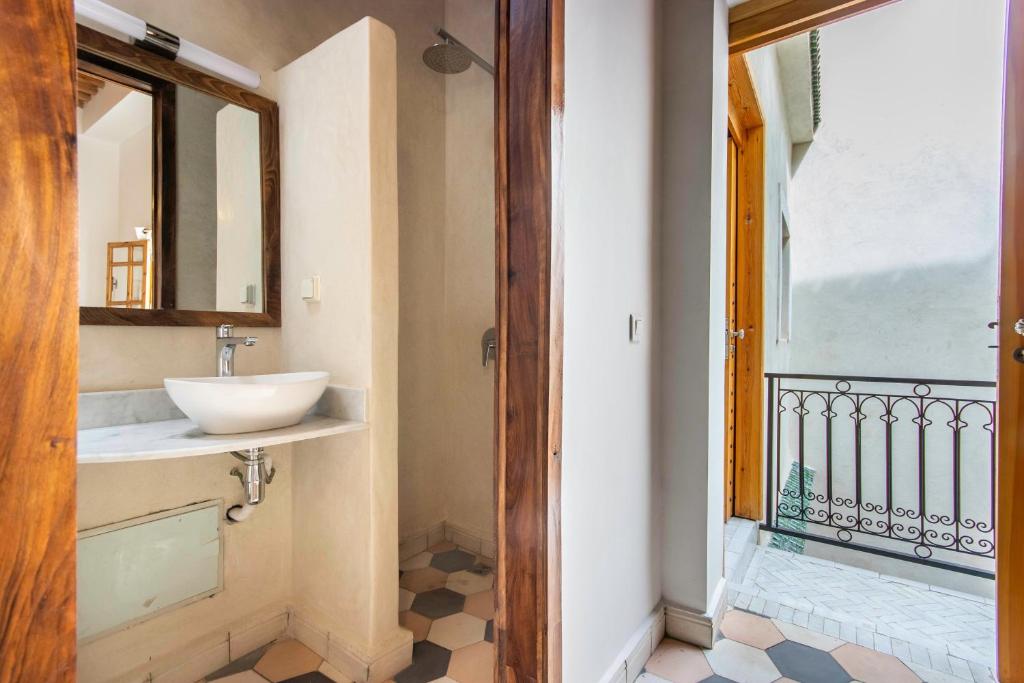 Koupelna v ubytování Riad Les Suites Marrakech