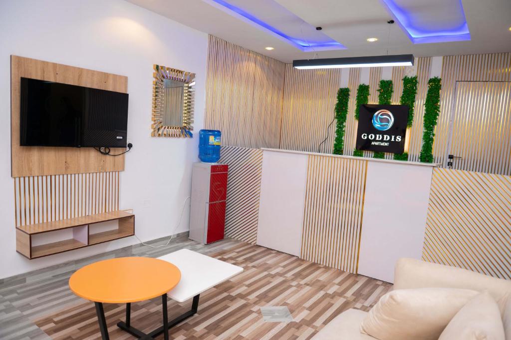 TV a/nebo společenská místnost v ubytování Goodis Apartments Ajah