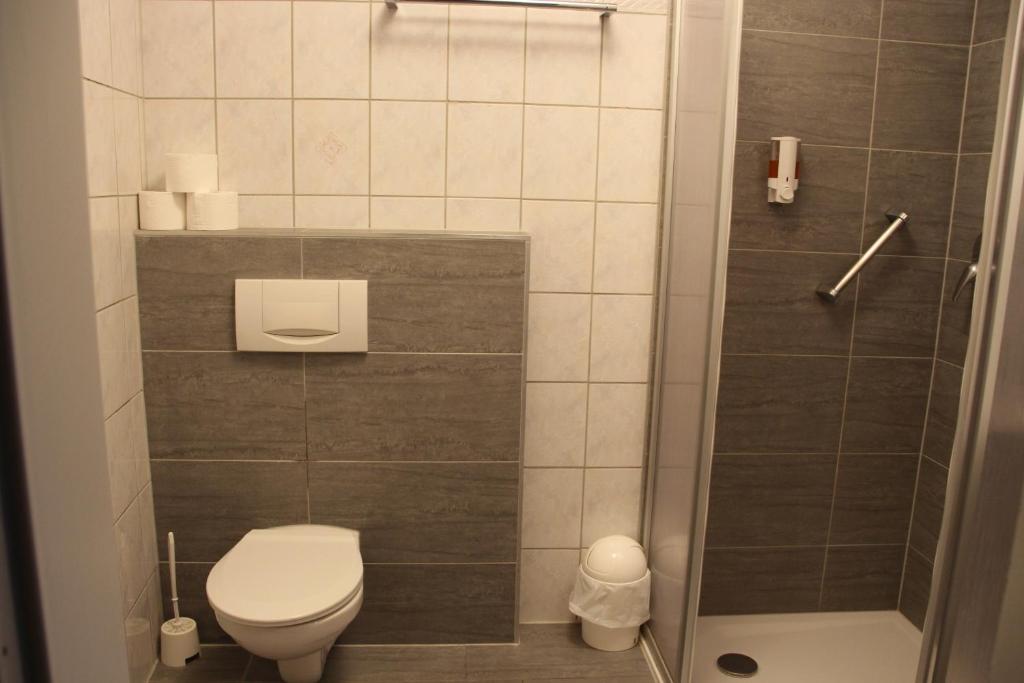 Koupelna v ubytování B&B Hotel Heimgartl