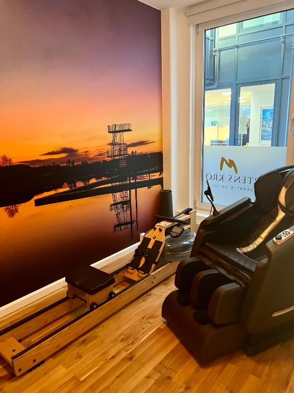 Posezení v ubytování Mortens Kro Boutique Hotel