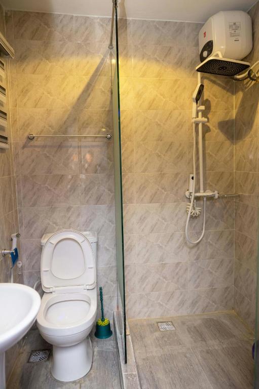 Koupelna v ubytování Goodis Apartments Ajah
