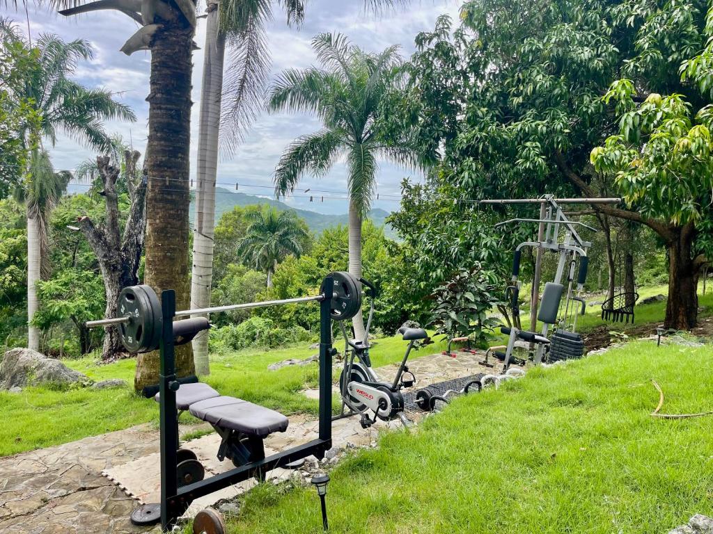 Zahrada ubytování Exclusive Mountain Villa with Ocean View near Puerto Plata