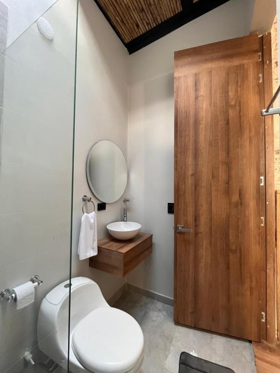 Koupelna v ubytování Casa 121, calle 121 no 7-18