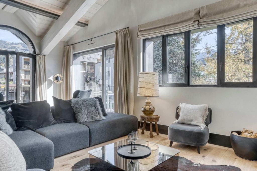 Χώρος καθιστικού στο Appartement Orso