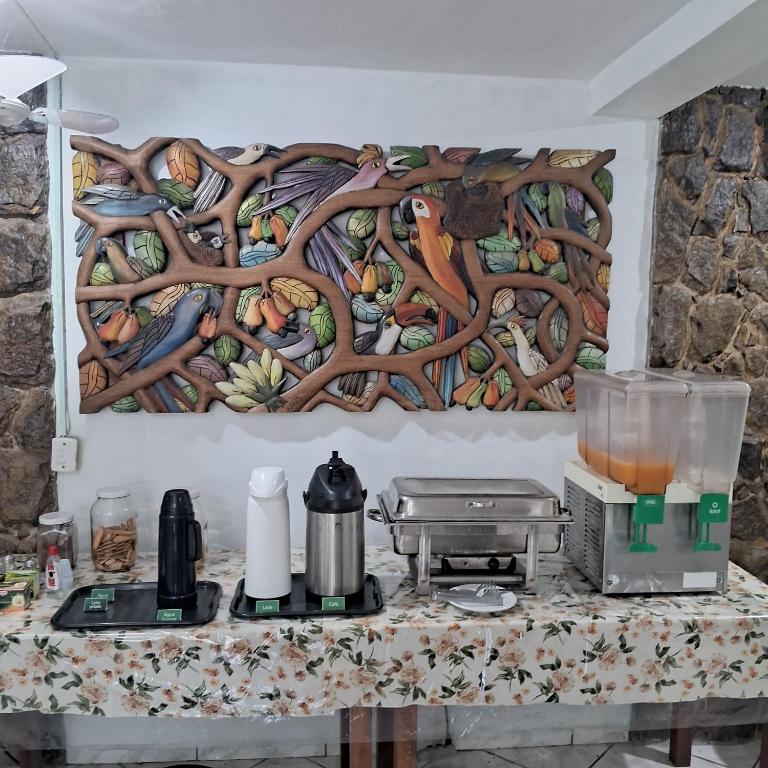 Kuchyň nebo kuchyňský kout v ubytování Hotel Costa Verde