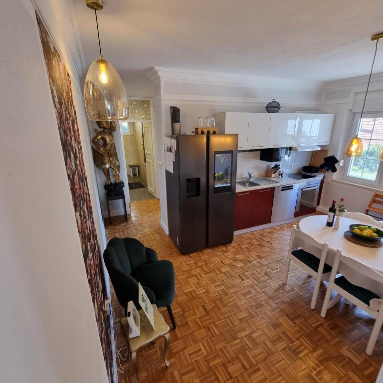 Kuchyň nebo kuchyňský kout v ubytování Apartment Bakarosa
