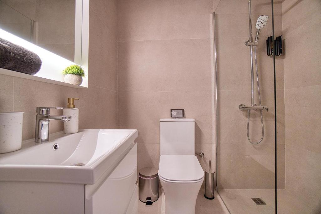 Koupelna v ubytování Kings Palace 2 BED
