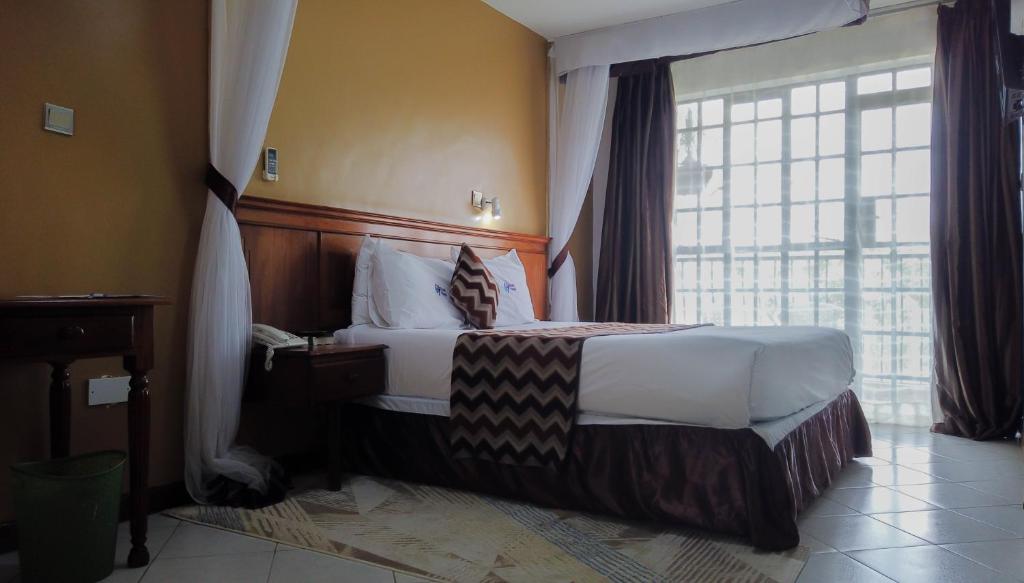 Cama o camas de una habitación en 67 Airport Hotel Nairobi