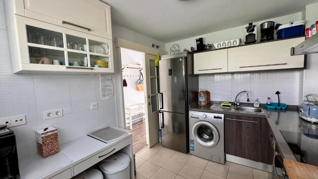 Kuchyňa alebo kuchynka v ubytovaní Casa del mar