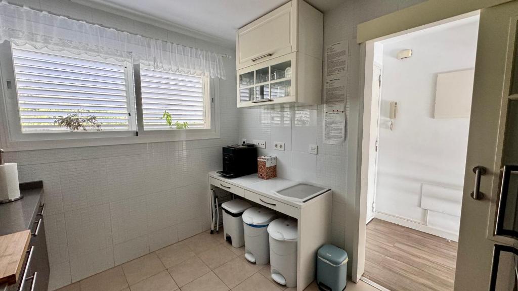 Kuchyňa alebo kuchynka v ubytovaní Casa del mar