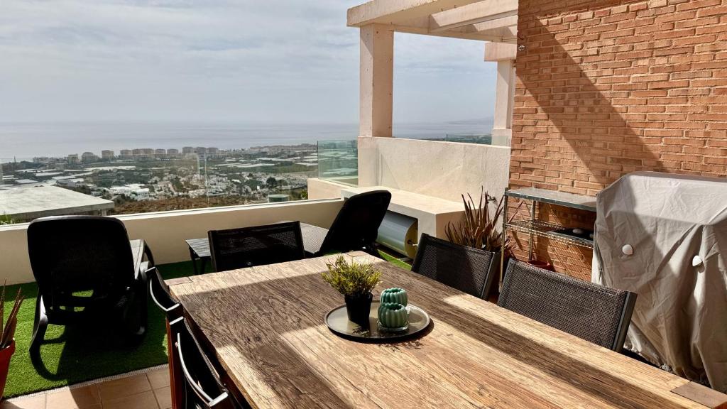 Balkón alebo terasa v ubytovaní Casa del mar