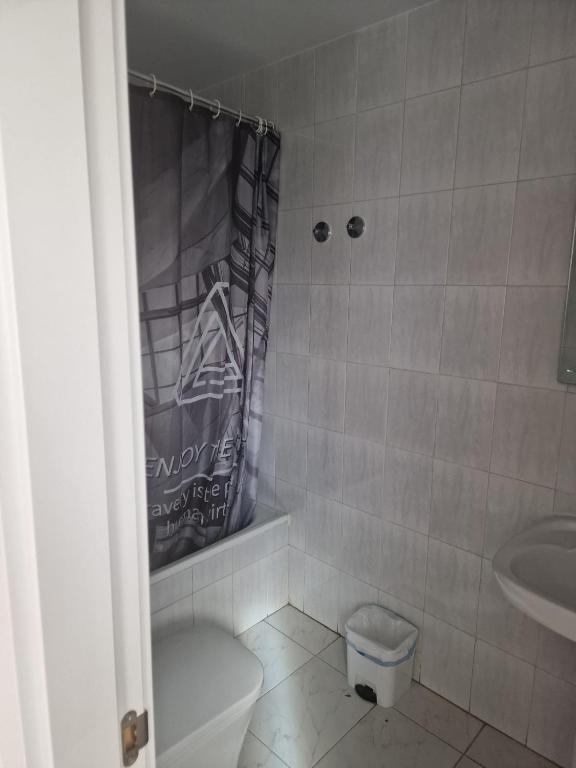 Koupelna v ubytování HOSTAL ALTO PÁRAMO