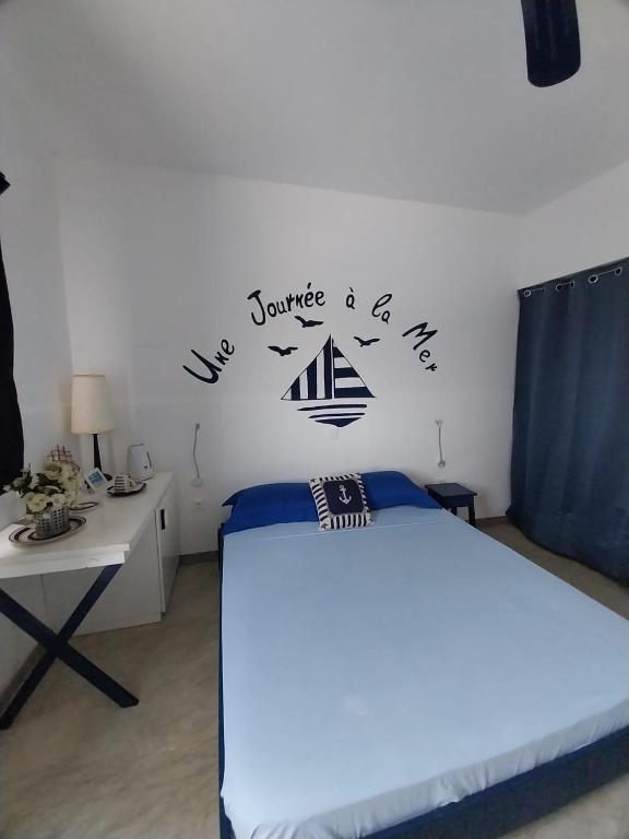 Postel nebo postele na pokoji v ubytování LA VELA