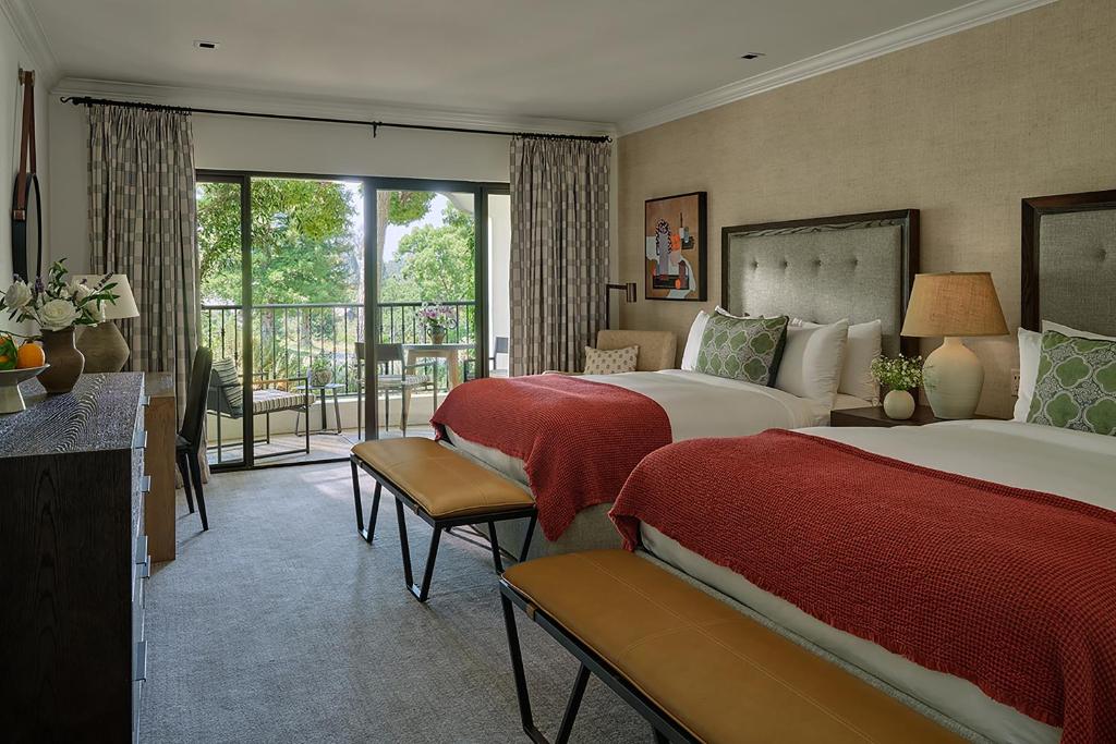Ojai Valley Inn - Vista Luxe Twee Queensize Bedden