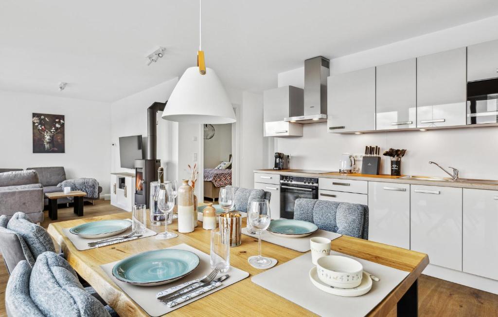 Kuchyň nebo kuchyňský kout v ubytování Gebirgsresort Winterberg