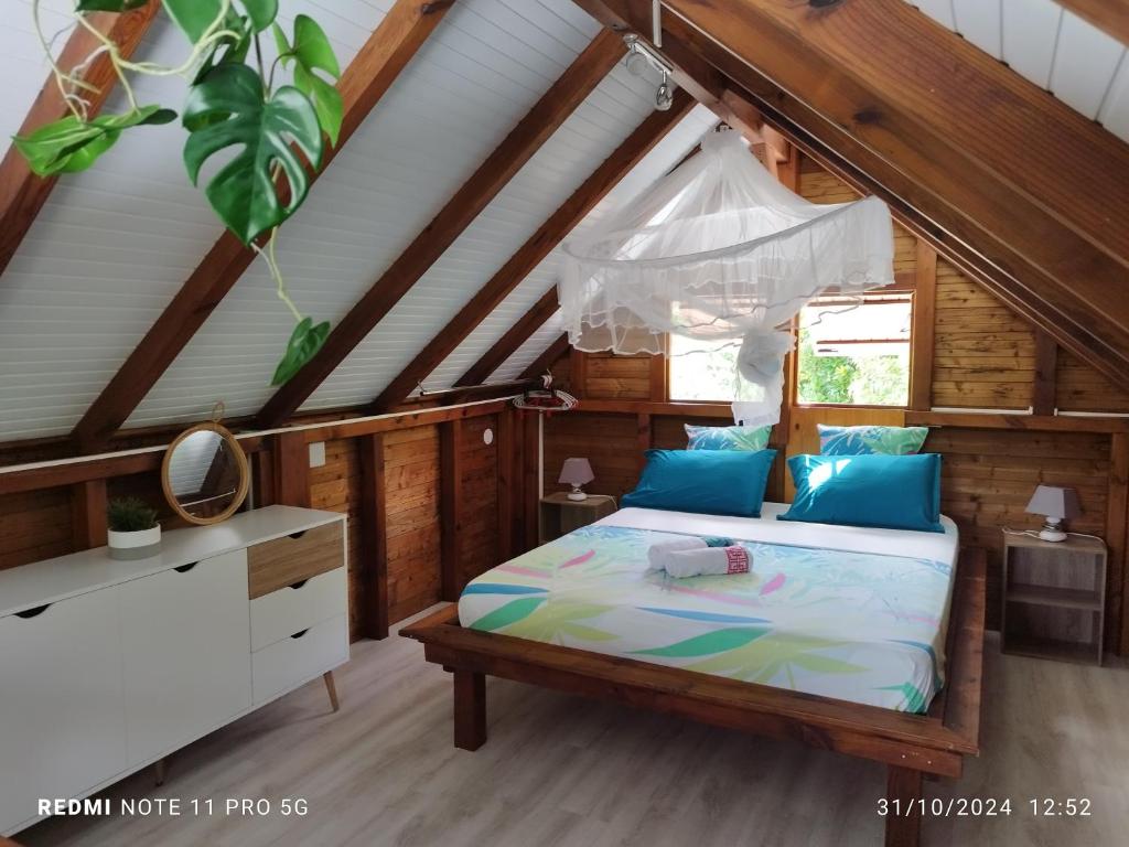 Postel nebo postele na pokoji v ubytování Le petit K'banon
