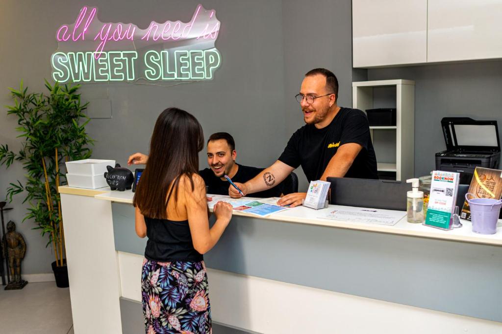 Hosté ubytování B&B Sweet Sleep