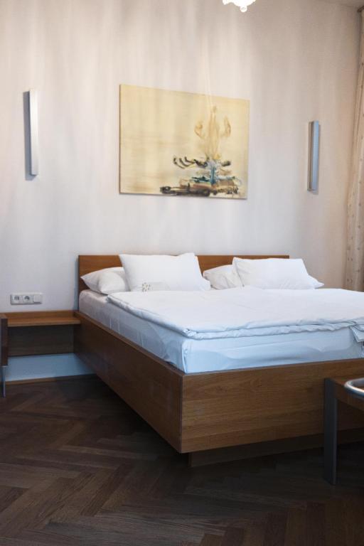Postel nebo postele na pokoji v ubytování Vierzigerhof