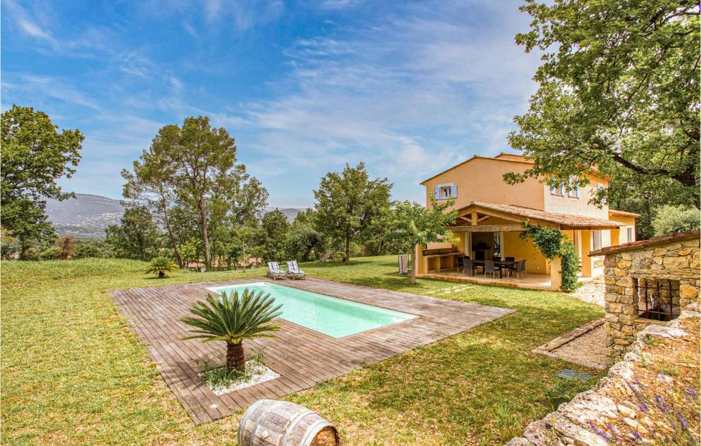 Πισίνα στο ή κοντά στο Lovely Home In Fayence With Wifi