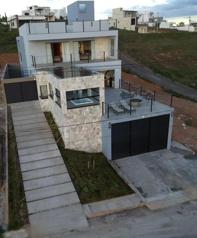 an aerial view of a house at Casa de Charme Camargos in São João del Rei