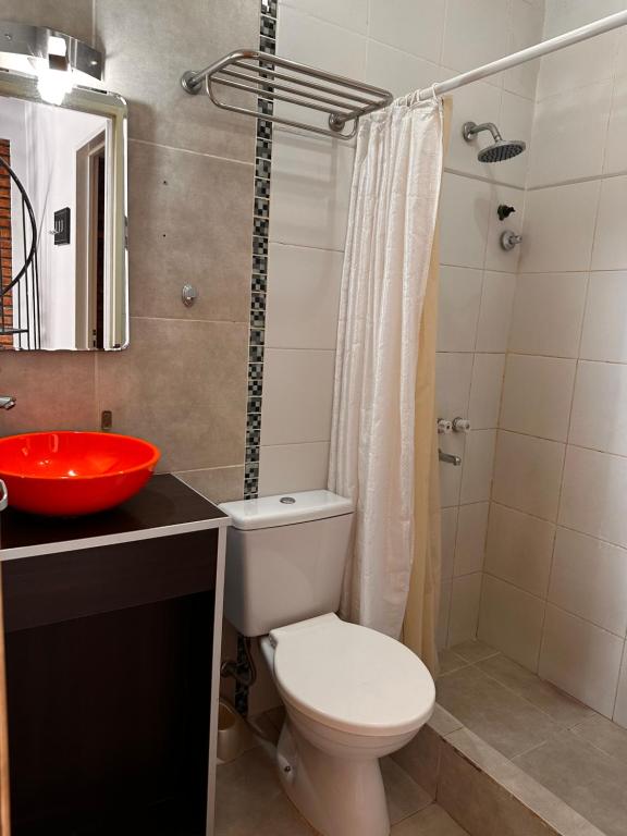 Koupelna v ubytování Kaizen Apart
