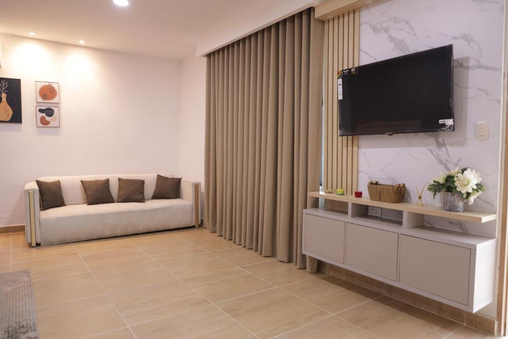 Μια τηλεόραση ή/και κέντρο ψυχαγωγίας στο La Maye casa finca