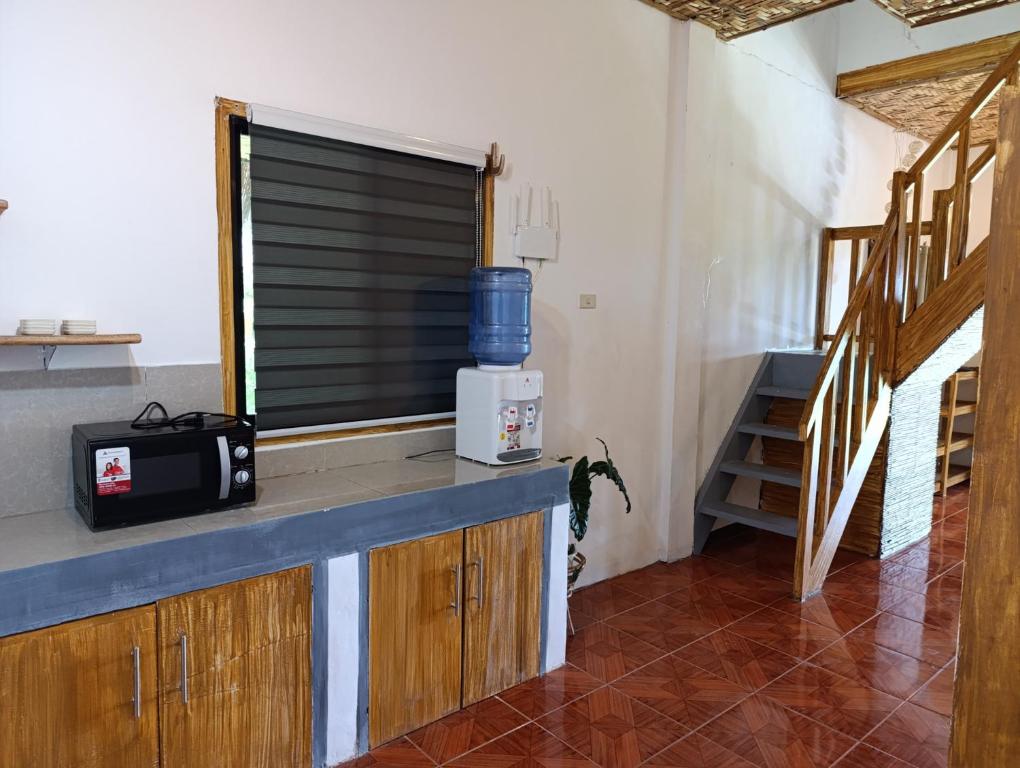 Kuchyň nebo kuchyňský kout v ubytování Helmina's Villas