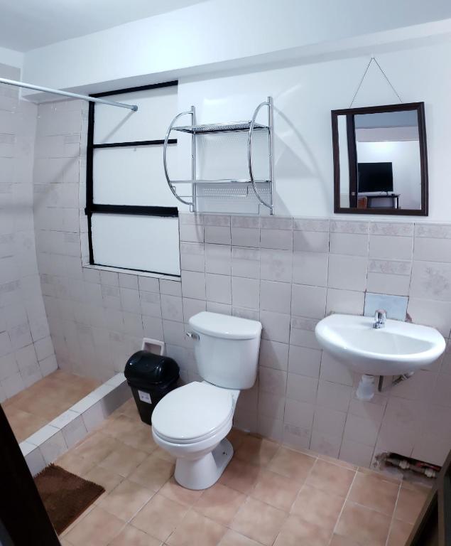 Hostal Cusco de mis Sueños的一间浴室