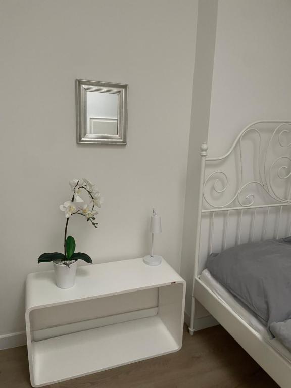 En eller flere senge i et værelse på City Motel