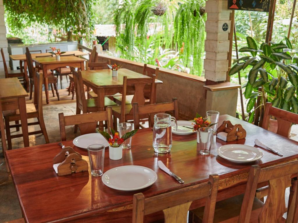 Restaurace v ubytování Santa Maria Volcano Lodge Hotel & Restaurante