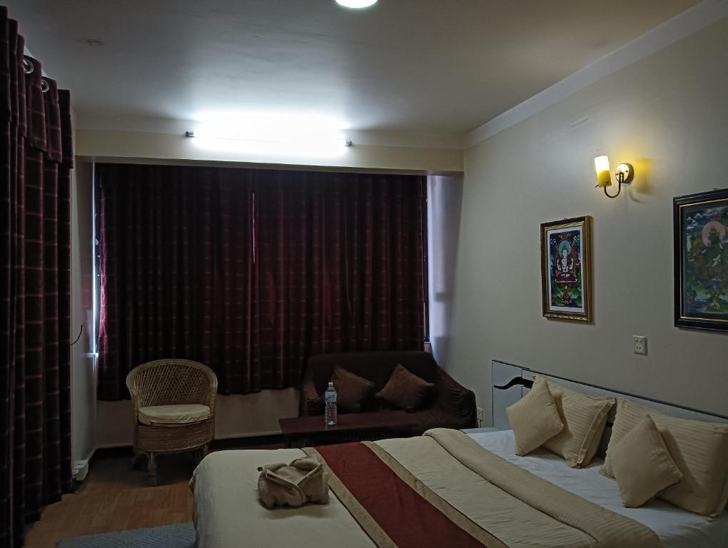 Posezení v ubytování Hotel Pristine