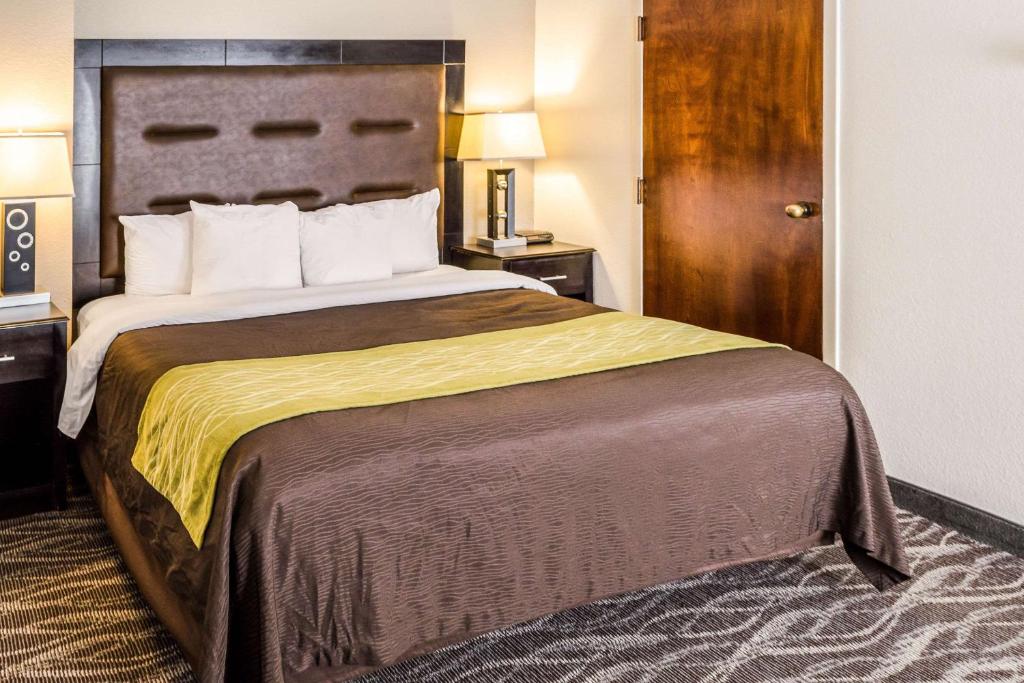 Ein Bett oder Betten in einem Zimmer der Unterkunft Comfort Inn Downtown Charleston