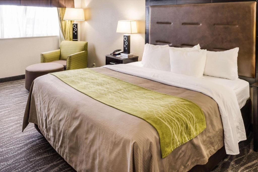 Ein Bett oder Betten in einem Zimmer der Unterkunft Comfort Inn Downtown Charleston