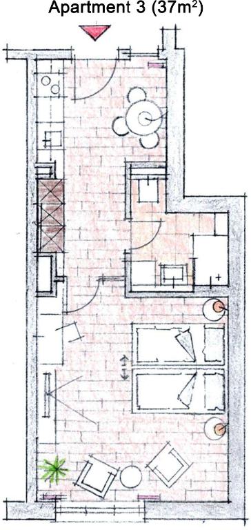 Apartmenthaus Markdorf - One-Bedroom Apartment With City View