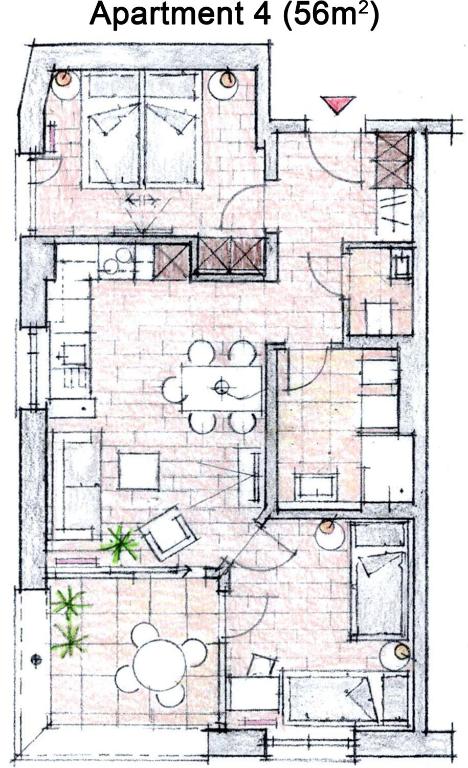 Apartmenthaus Markdorf - Two-Bedroom Apartment With Balcony