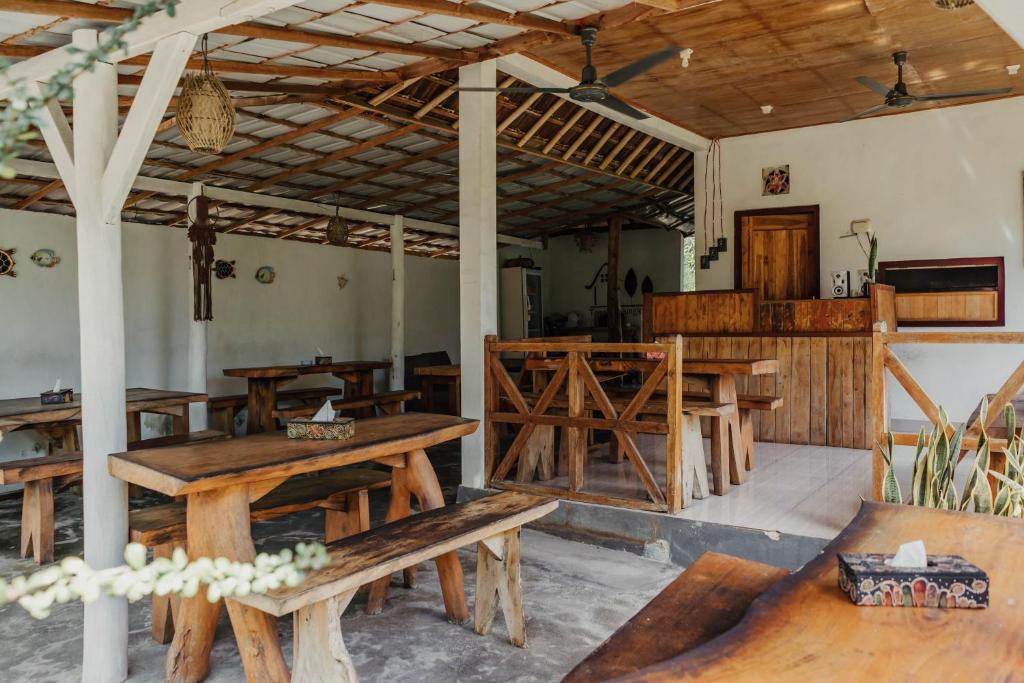 Kuchyň nebo kuchyňský kout v ubytování Temeling Jungle Inn
