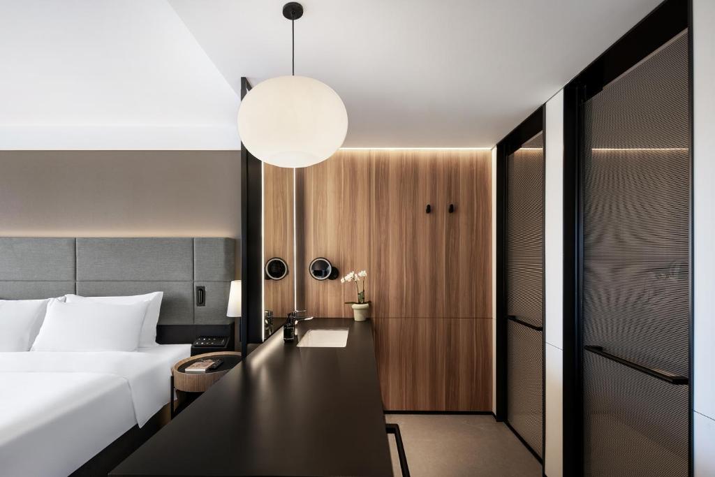 Postel nebo postele na pokoji v ubytování Intercity Hotel Chengdu High-tech Global Center