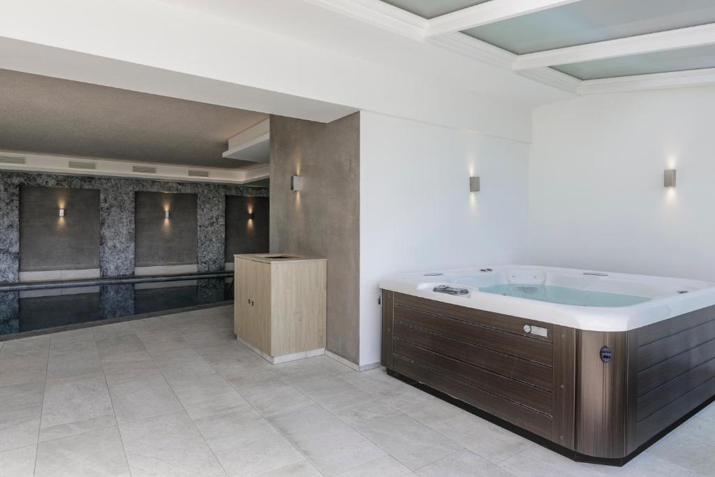 Koupelna v ubytování Hotel Mitlechnerhof