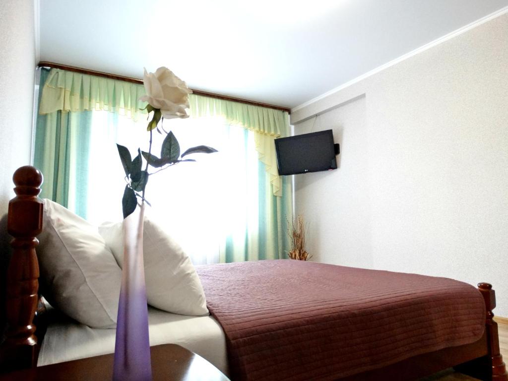 Krevet ili kreveti u jedinici u objektu Inndays Apartments na Lunacharskogo