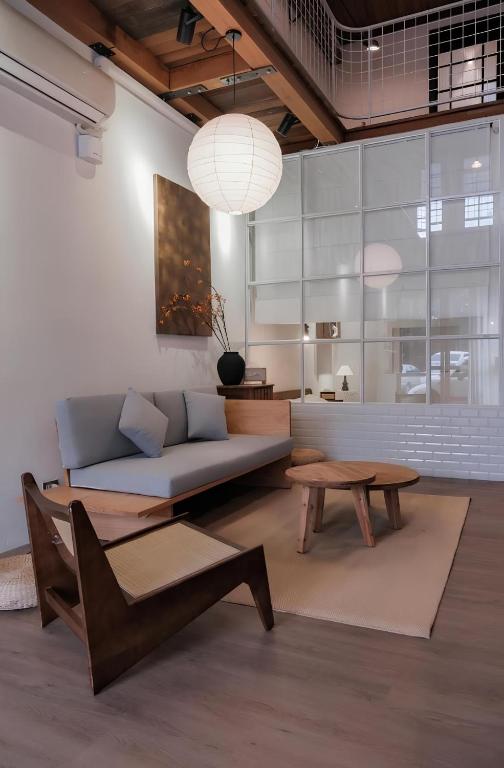 Ruang duduk di Villa Windingland