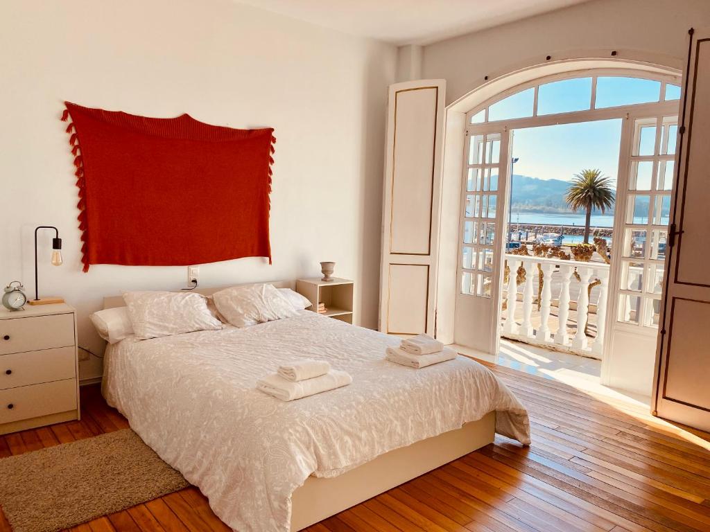 Ένα ή περισσότερα κρεβάτια σε δωμάτιο στο Alameda House